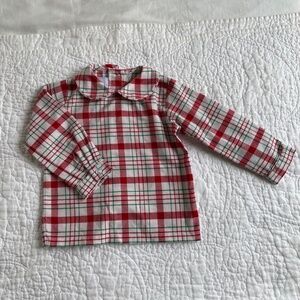 Little English boy Peter-Pan collared shirt